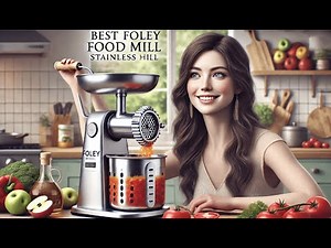 🍽️ Gemfino Stainless Steel Food Mills With 3 Milling Discs | Best Foley Food Mill Stainless Steel 🥘
