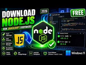 How to Download & Install Node.js on Windows 11 (2026 Guide)