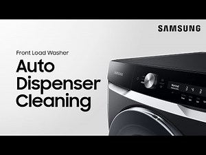 Cleaning the auto dispenser on your front load washer | Samsung US