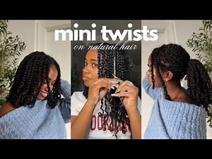 My Updated Mini Twists Routine 2025 | For Longer/Healthier Hair, Quick & Easy To Do, No Hair Added