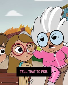 11K views · 391 reactions | Kids, economics, and freedom. All mashed together in one show. Join Grandma Gabby as she takes her twin grandkids on wheelchair time-machine adventures to learn about the virtues America was founded on. | Angel | Facebook