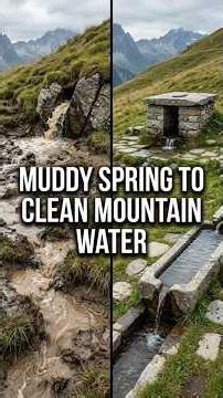 Built a Gravity-Fed Mountain Spring Water System From Scratch