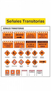 ✅ Señales de tránsito - Transitorias ✍️ #ConducciónSegura . . . . #ConducciónSegura #SeñalesDeTránsito #EducaciónVial #SeguridadVial #Tráfico #ConductoresResponsables #AprendeConNosotros #TránsitoSeguro #PrevenciónVial #ConduceConCuidado | IngeniaPro