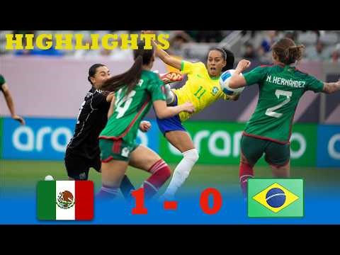 Mexico vs Brazil | Highlights & All Goal | Women's International Friendly | 7-3-2026