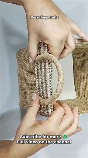 Recycled Cardboard Organizer ♻️ Easy DIY Storage Idea #diy #recycling #shorts