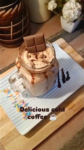 #cold coffee 🧋🍫