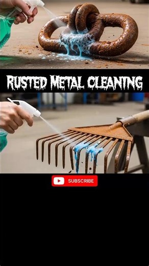 metal cleaning in spray shorts #shorts