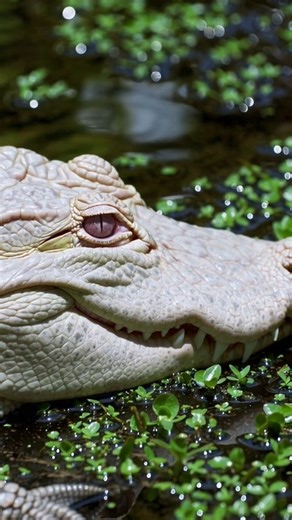 Meet the magical albino alligator, a creature so rare and enchanting, it'll make you believe in fairytales again! 🐊✨ #WildlifeWonders | Discvr Blog