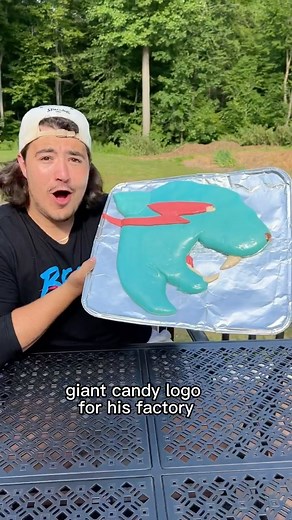 248K views · 66 reactions | Giant Candy MrBeast Logo!? #candycreations #mrbeast #giantcandy #candylogo | nicktguy | Facebook