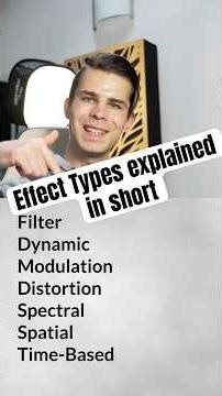 Effect Types #producer #audio #shorts #studio #homestudio