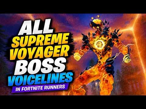 ALL Supreme Voyager Voicelines in Fortnite Chapter 7 Season 3 Runners