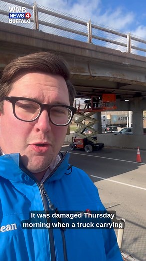 The I-190 South bridge going over Niagara Falls Boulevard is still closed and has been since Thursday after a truck hit and damaged it. WIVB News 4 has been working to get a status update from the Department of Transportation as to when drivers can expect the bridge to open back up. | News 4 WIVB Buffalo