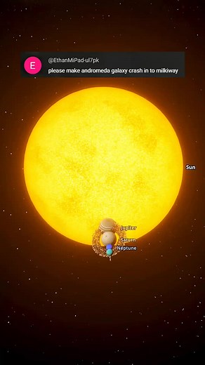 Milky Way vs Andromeda: A Cosmic Collision Simulation