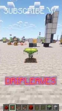 POWER DRIPLEAFS to make a SECRET DOORMAT ENTRANCE! | Redstone with PsiVolt #minecraft #redstone