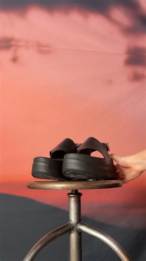 8.9K views · 45 reactions | We’re not staring, you’re staring ✨ Make an elegant statement with the F-MODE Stack Leather Back-Strap Toe-Post Sandals  Shop the style in-store or online at www.fitflop.com.my | FitFlop Malaysia | Facebook