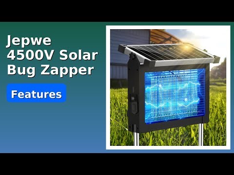REVIEW (2025): Jepwe 4500V Solar Bug Zapper. ESSENTIAL details.