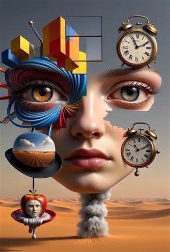 Some days you’re just trying to adult, but your brain’s like#MindMelt#ai #digitalart #art #aiart