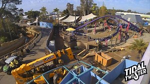 As this timelapse shows, it's been months in the making...but Tidal Twister opens in just FIVE DAYS! 🎢 (Learn how you can ride even earlier at bit.ly/swsdrewards!) | SeaWorld San Diego