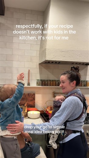 Respectfully… I’m not cooking in silence. If it requires: • no spills • no little hands • no questions • no “can I crack the egg?” …it’s not making the weekly rotation. My kitchen is loud. It’s messy. It’s slower. But it’s ours. They won’t remember the perfectly plated dinner. They’ll remember getting to stir. 👩🏻‍🍳 Save this for the next time you’re tempted to cook after bedtime instead. What’s one recipe your kids can always help with? Motherhood content. Happy mom life. Motherhood tips. Mot