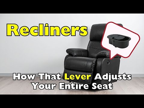 Recliners: How That Lever Adjusts Your Entire Seat