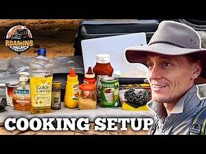 Travel Cooking Setup and Food Storage for Touring