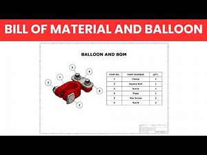How to Create a Bill of Materials and Balloon in SolidWorks (Step-by-Step)