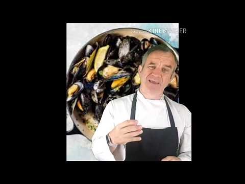 How to cook mussels- in a white wine garlic cream sauce