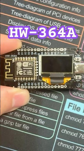 The HW-364A #esp8266 #development #microcontroller #tech #techtok