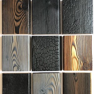 [Hot Item] Carbonized Burnt Charcoal Exterior Shou Sugi Ban Outdoor Wood Cladding Wall Paneling