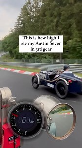 This is how high I rev my engine in 3rd gear 🏁 #prewarcar #classiccar #vintagecar | Jonny's Garage
