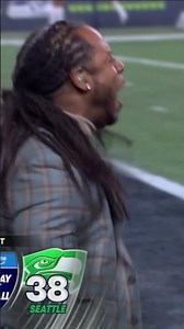 Richard Sherman was HYPED for his former team 💚💙