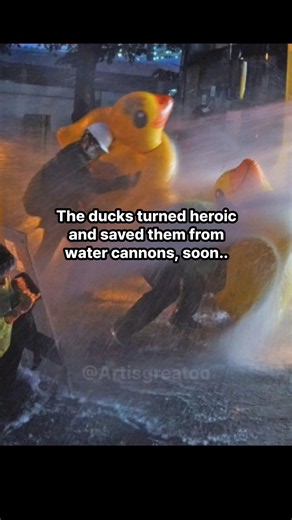 How Rubber Ducks Became A Symbol Of Protest #protest #facts #history