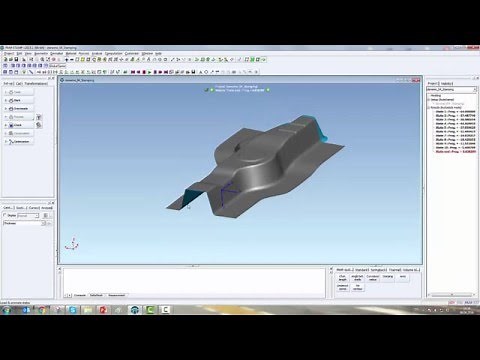 Sheet Metal Forming Simulation with Pam Stamp