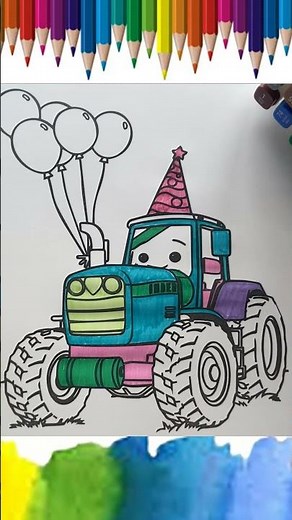 Tô màu xe tải quái vật - Monster truck coloring pages for kids