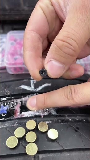 Tire repair screws: quick and safe puncture fix, no tools required, 🛞🚗🦺