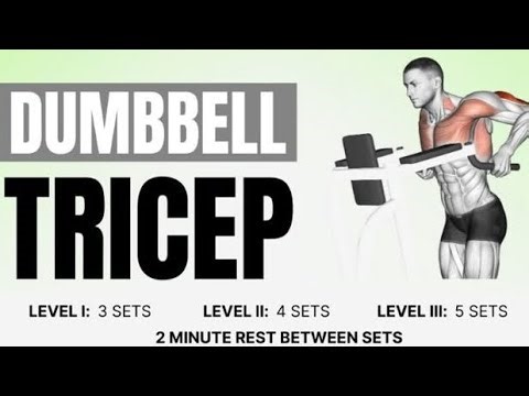 💪 Best Dumbbell Tricep Exercises for Bigger Arms!