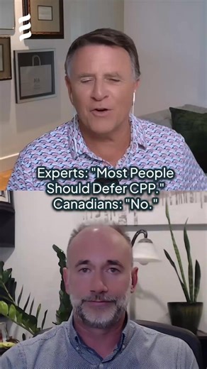 177K views · 539 reactions | In our latest episode, Dave and Jason Heath (@objectivecfp) dig into why so many Canadians choose not to defer CPP and OAS—even when the math says they should. | The Wealthy Barber | Facebook