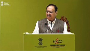 At the National-level World AIDS Day event, Shri Jagat Prakash Nadda, Union Minister of Health & Family Welfare, highlighted the significance of accessible ART services and continuous, lifelong treatment for all persons affected by HIV. #WorldAIDSDay Narendra Modi PMO India J.P.Nadda Prataprao Jadhav Anupriya Patel अनुप्रिया पटेल Press Information Bureau - PIB, Government of India Ministry of Information & Broadcasting, Government of India MyGovIndia DDNewsLive All India Radio News | Ministry of