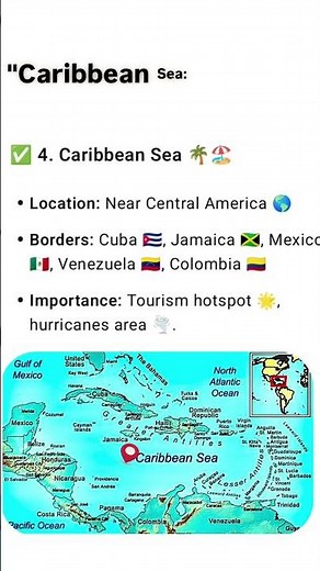 "Caribbean Region: Geography + Map in One Shot 🗺️"