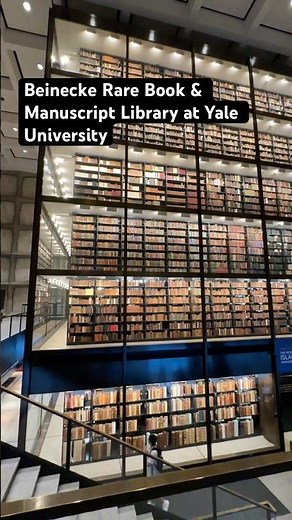 Beinecke Rare Book & Manuscript Library at Yale University in Connecticut. #yaleuniversity #yale