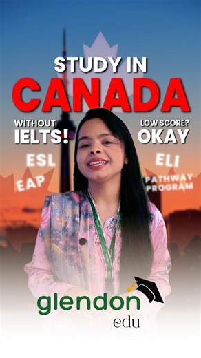 𝐒𝐭𝐮𝐝𝐲 𝐢𝐧 𝐂𝐚𝐧𝐚𝐝𝐚 𝐰𝐢𝐭𝐡𝐨𝐮𝐭 𝐈𝐄𝐋𝐓𝐒 𝐨𝐫 𝐰𝐢𝐭𝐡 𝐋𝐨𝐰 𝐒𝐜𝐨𝐫𝐞 & 𝐏𝐚𝐭𝐡𝐰𝐚𝐲 𝐏𝐫𝐨𝐠𝐫𝐚𝐦 | 𝐆𝐥𝐞𝐧𝐝𝐨𝐧 𝐄𝐝𝐮 Are you dreaming of studying in Canada but worried about a low IELTS score or no IELTS at all? 𝐊𝐞𝐲 𝐏𝐫𝐨𝐠𝐫𝐚𝐦 𝐁𝐞𝐧𝐞𝐟𝐢𝐭𝐬: ✅ 𝐍𝐨 𝐈𝐄𝐋𝐓𝐒/𝐓𝐎𝐄𝐅𝐋/𝐏𝐓𝐄/𝐃𝐔𝐎𝐋𝐈𝐍𝐆𝐎 𝐧𝐞𝐞𝐝𝐞𝐝 ✅ Low academic score is acceptable ✅ Fast application and processing timeline ✅ Affordable pathway to visa and study permit 𝐖𝐡𝐲 𝐂𝐡𝐨𝐨𝐬𝐞 𝐆𝐥𝐞𝐧𝐝𝐨