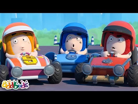 RACING Club! | 1 HOUR Compilation! | Oddbods Full Episode Compilation! | Funny Cartoons for Kids