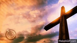 Cross and Sky Free Looping Motion Background on Make a GIF