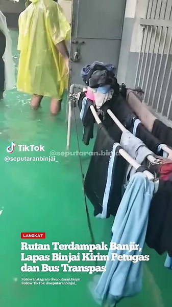 Perbatasan Sumut-Aceh tepatnya di wilayah Teluk Aru, Kabupaten Langkat yang meliputi Besitang, Pangkalansusu, Brandanbarat, Gebang, Tanjungpura, dikepung banjir. Itu buntut dari curah hujan dengan intensitas tinggi di Provinsi Sumut. Dampak dari ini, rumah tahanan di Langkat terdampak. Air masuk menggenangi kamar dan blok hunian pada Rutan tersebut. #langkat #update #seputarbinjai #pangkalanbrandan #medan