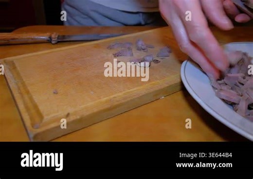 man cooking in the kitchen Stock Video Footage - Alamy