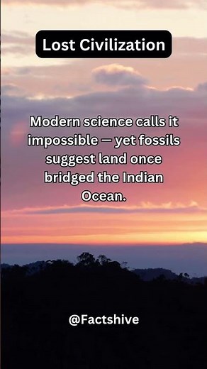 🌊 The Lost Continent of Lemuria… A Scientific Mystery That Refused to Die 🤯🏝️