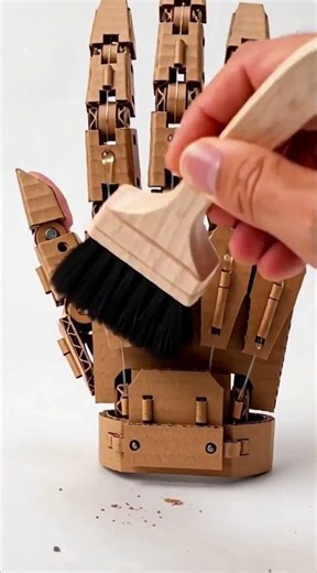 The Easiest Way to Make a Cardboard Robot Hand 🤖 #lifehacks