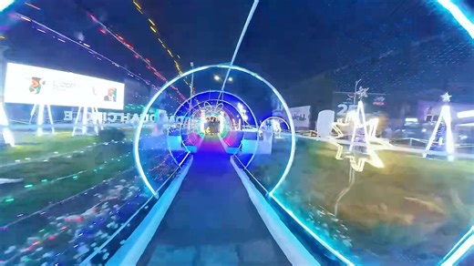 We are sharing the joy of love, live and blue all season long at Danquah Circle! Pass by to feel the warmth and spread some holiday spark! | Stanbic Bank Ghana