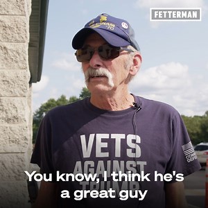 2.5K views · 316 reactions | Bob Schumacher, a veteran, is supporting our campaign because he knows I'll be a senator who: 1. Actually shows up 2. Listens to the people of PA Can the same be said for Dr. Oz?? | John Fetterman | Facebook