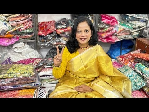 free saree Chandni chowk se kam mai 😍 itni sundar | megha designer saree collection